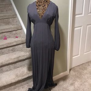 Grey maxi dress
